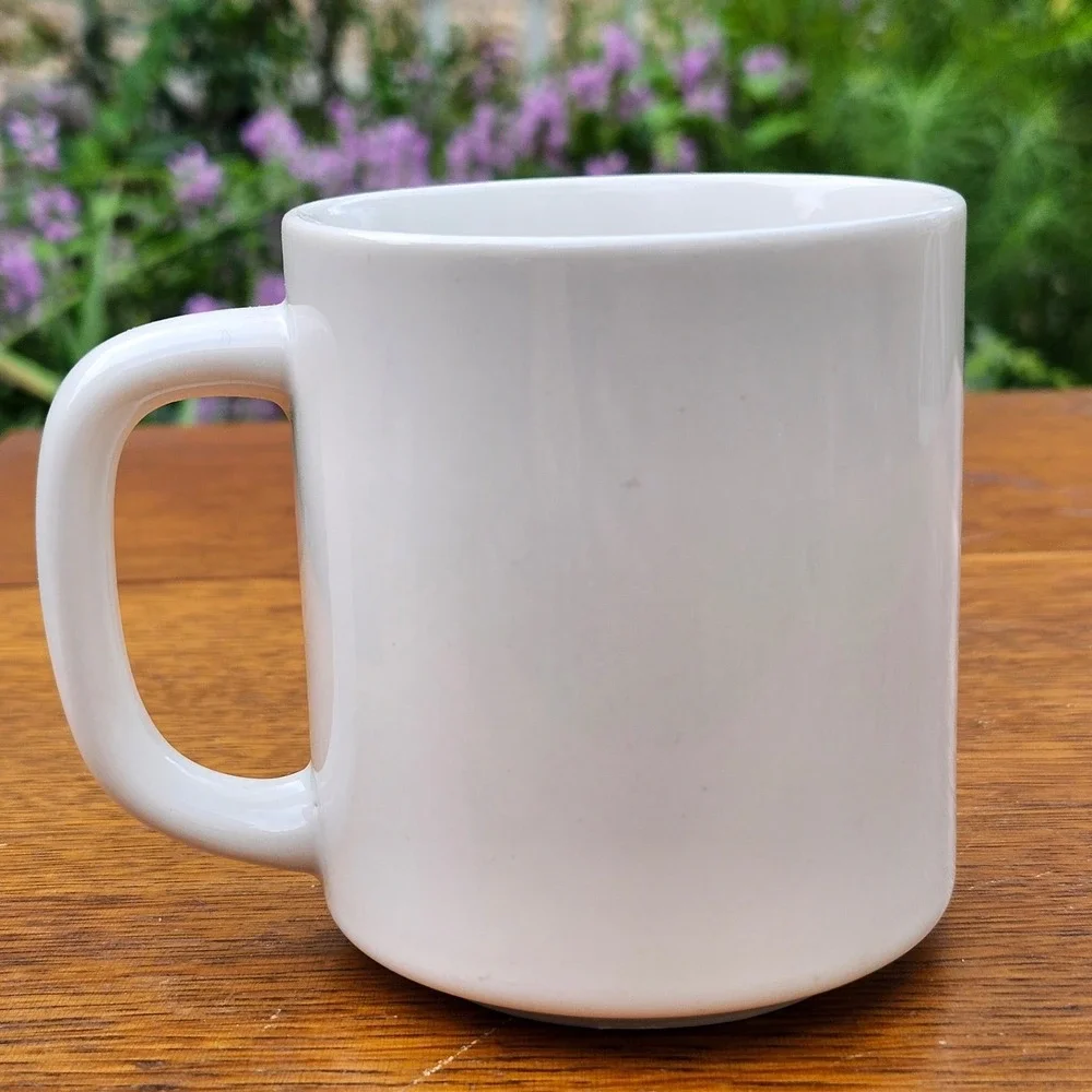 Vintage 80s Amish Country Coffee Mug Barn Windmill Souvenir Ceramic Cup Retro